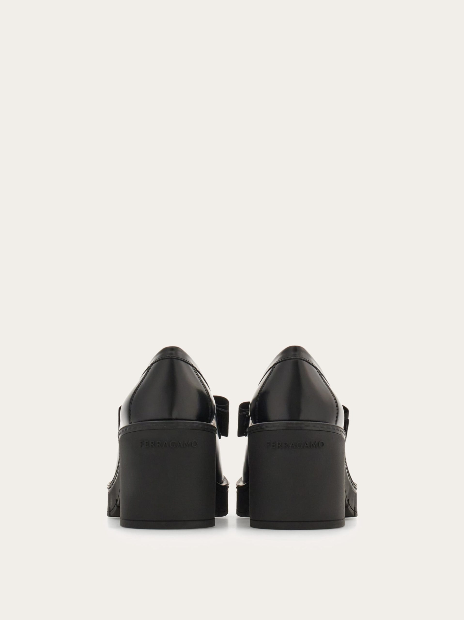 Ferragamo Chunky heel Vara Bow loafer - Image 6